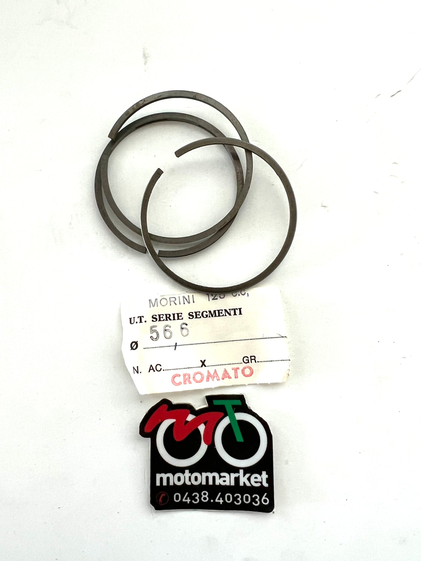 Anelli pistone Moto Morini 125 Corsaro D.56,6