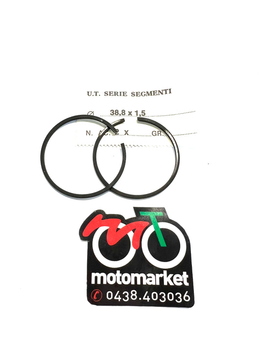 Anelli pistone diametro 38,8 X 1,5 Minarelli V1 50cc