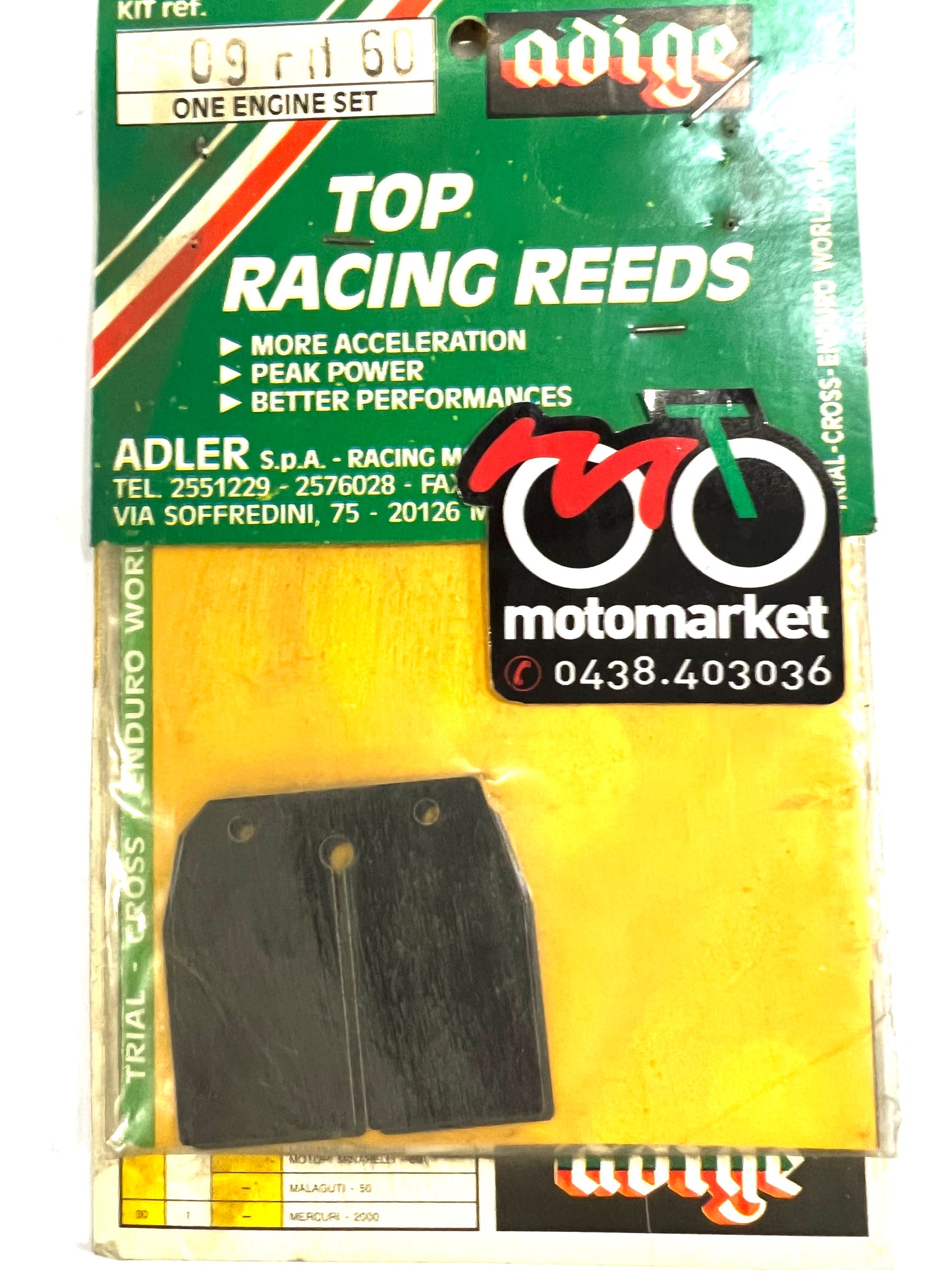 Lamelle carbonio Honda NS-MTX 125cc art.09FN60