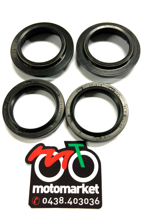 Paraolio e parapolvere forcella Malaguti F12 art 077