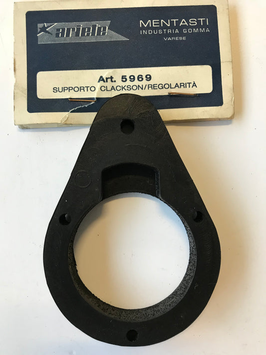 Supporto clacson in gomma per moto regolarità storiche