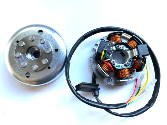 Volano completo Ducati Minarelli P4-P6 cono 15 e Minarelli AM6