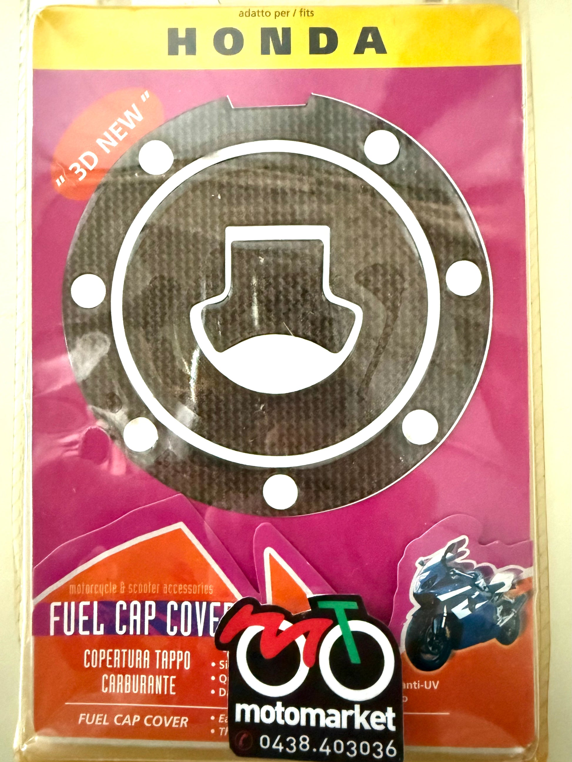Cover adesiva tappo serbatoio benzina Honda 7 fori art.9000.6