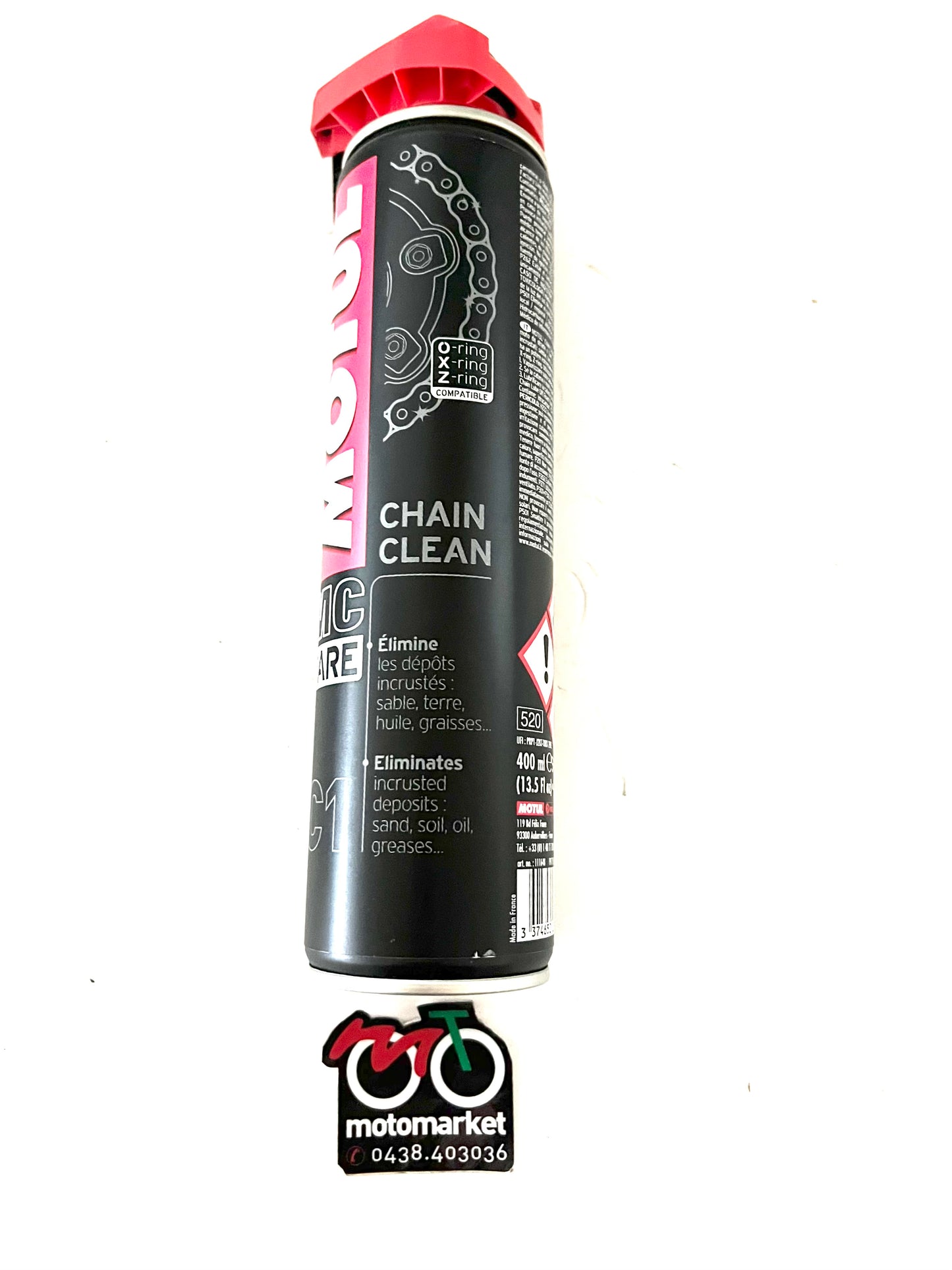 Barattolo sgrassatore pulisci catena Motul