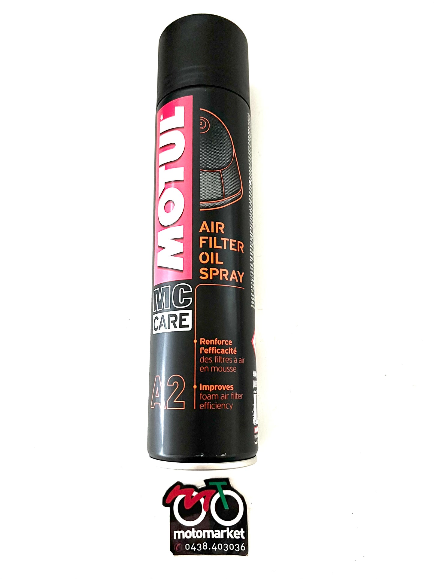 Lubrificante spray Motul per filtri aria