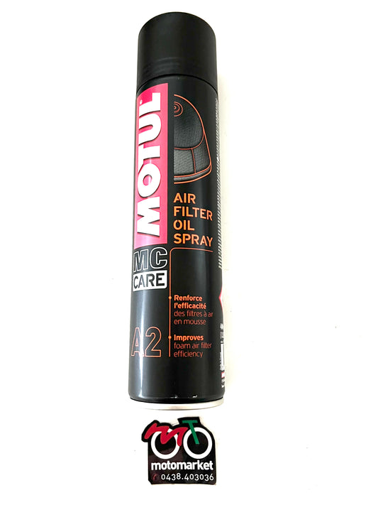Lubrificante spray Motul per filtri aria
