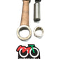 Biella Minarelli MR6 80cc gabbia argentata spinotto 13mm