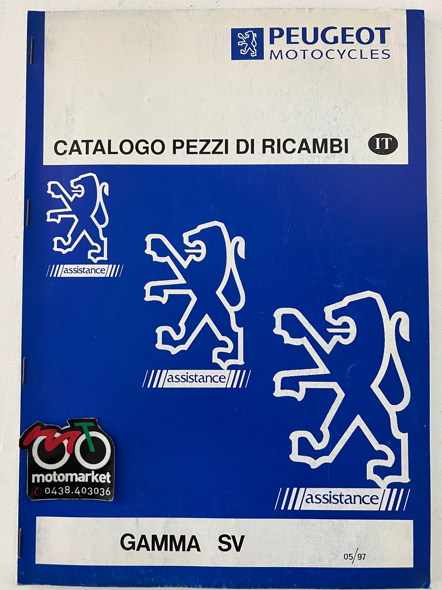 Catalogo parti di ricambio Peugeot SV50