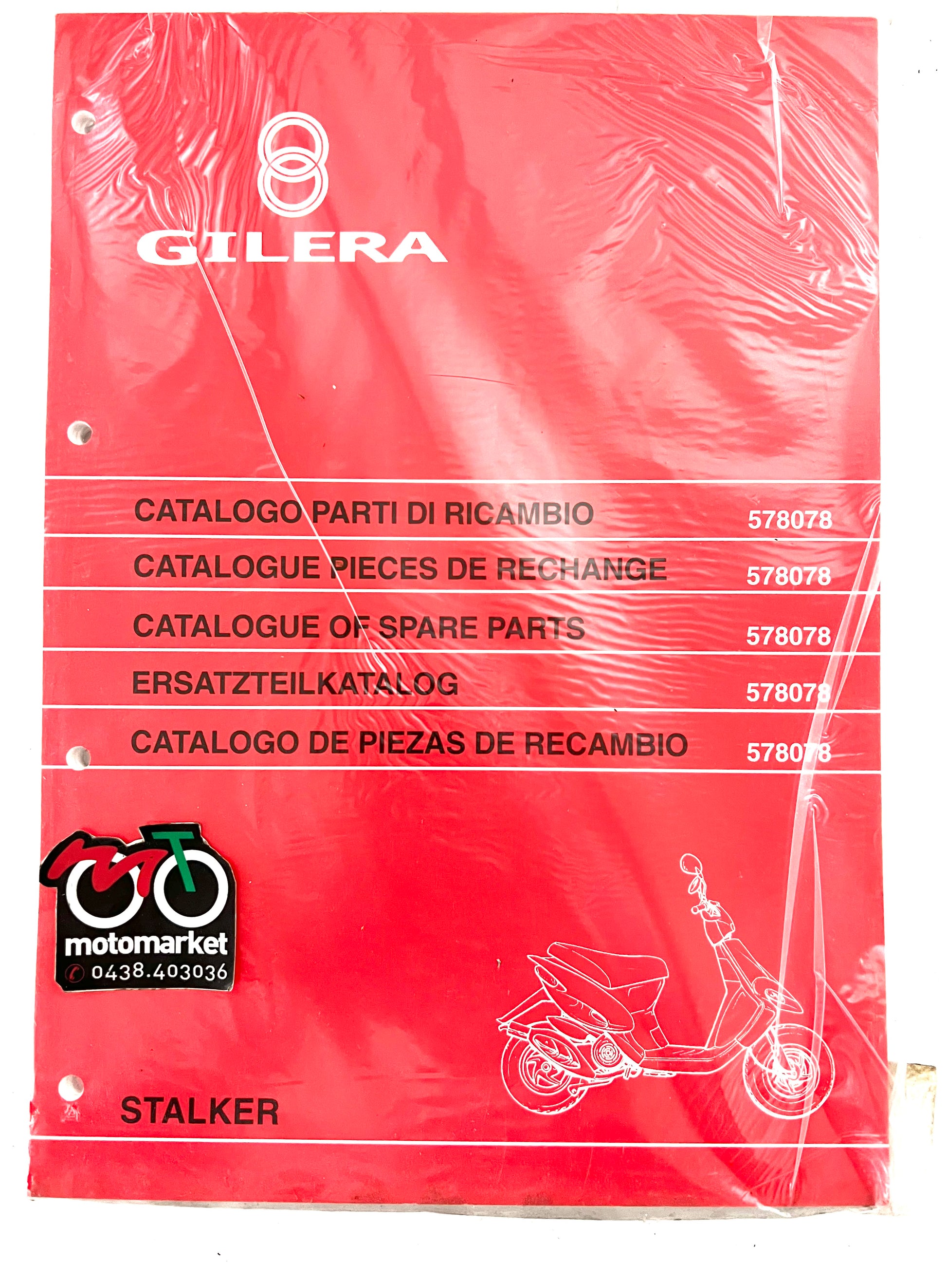 Catalogo parti di ricambio Gilera Stalker 50cc