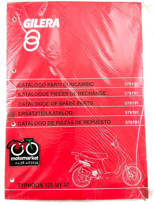 Catalogo parti di ricambio Gilera Thypoon 125cc