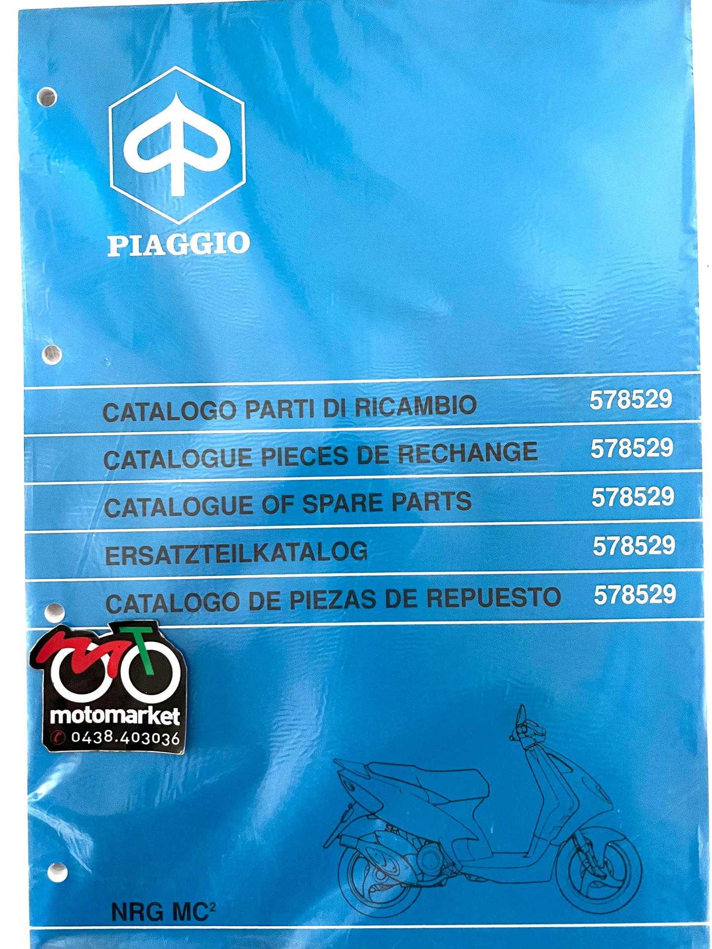 Catalogo parti di ricambio Piaggio NRG MC2 50cc