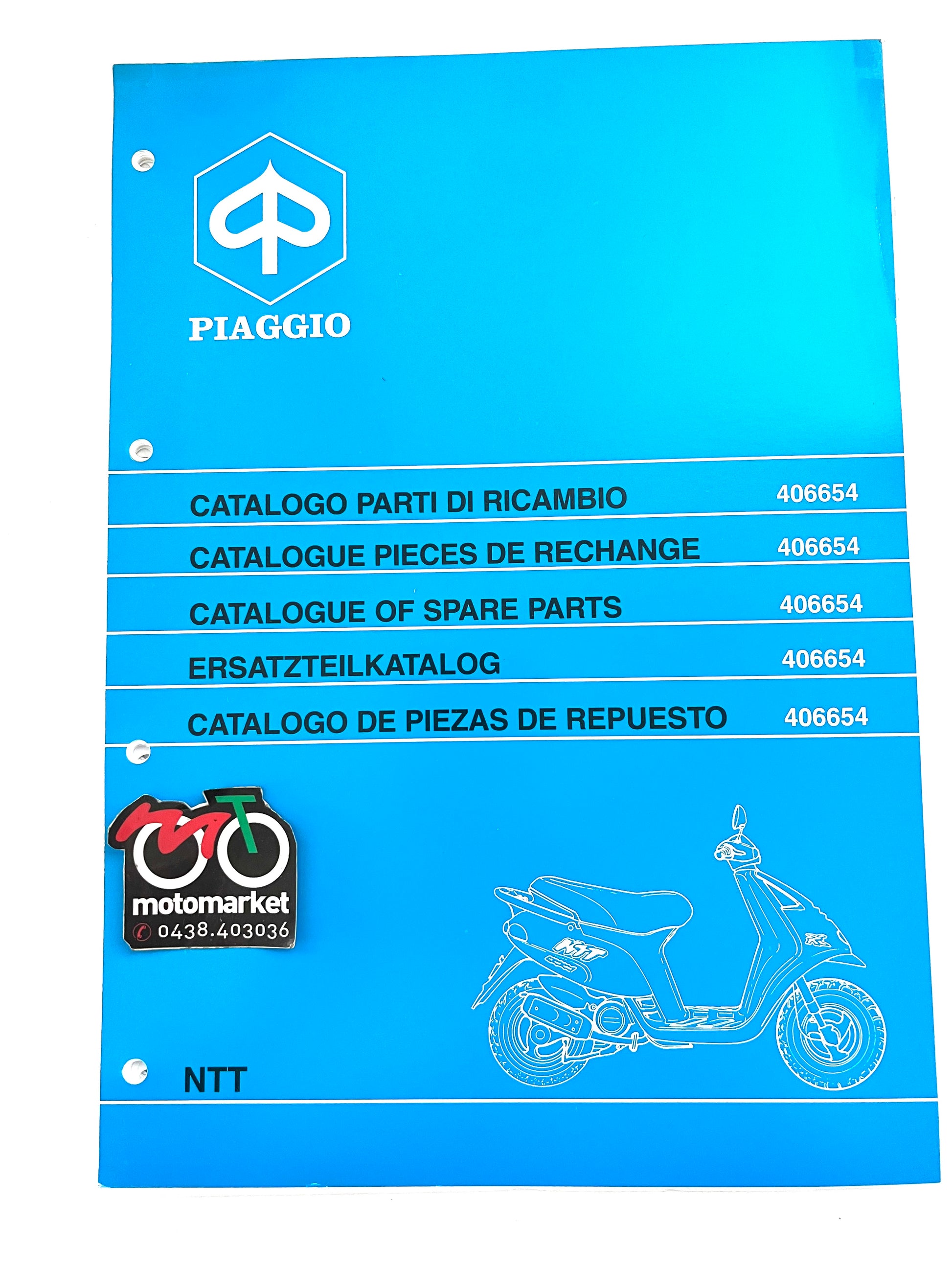 Catalogo parti di ricambio Piaggio NTT 50cc