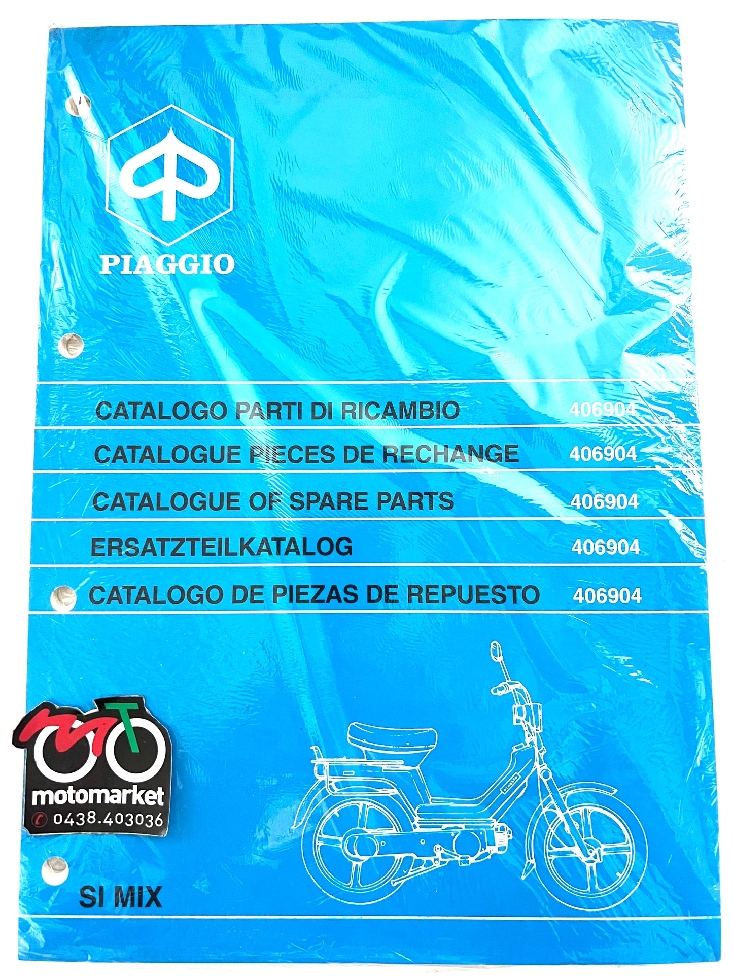 Catalogo parti di ricambio Piaggio Si Mix 50cc