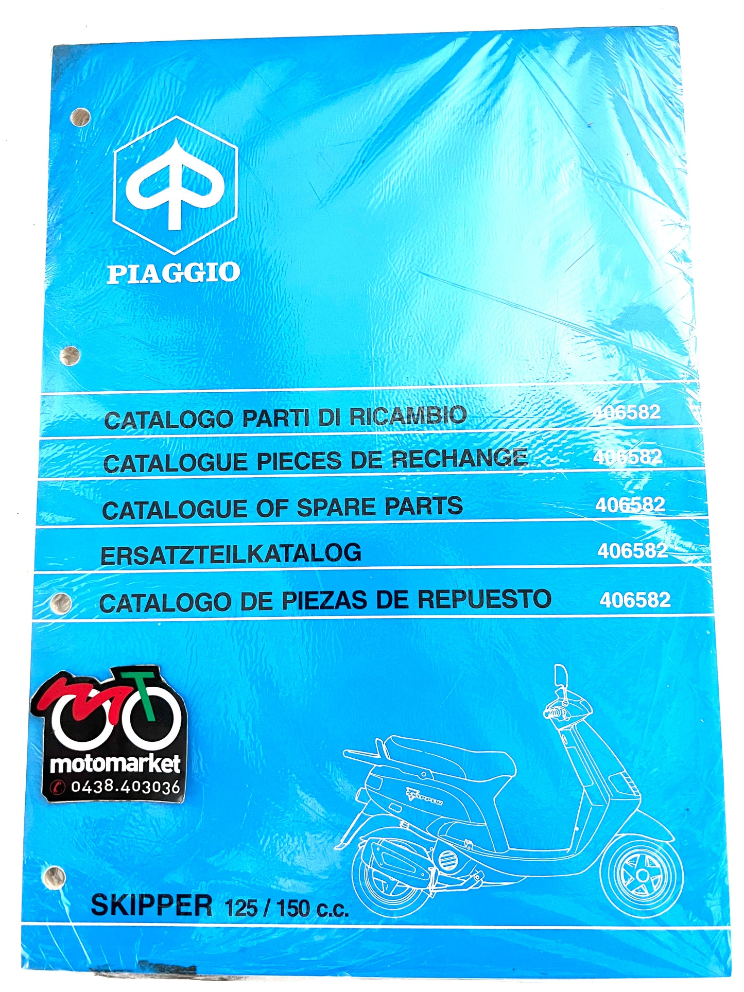 Catalogo parti di ricambio Piaggio Skipper 125-150cc 2T
