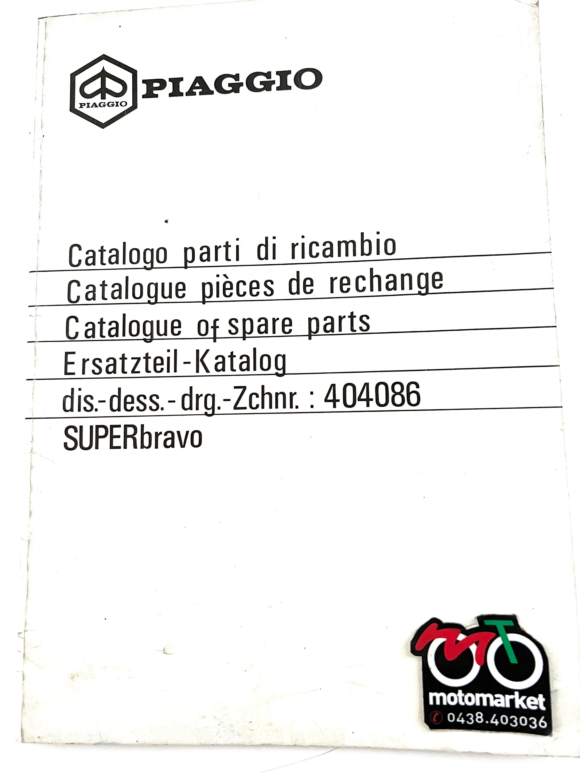 Catalogo parti di ricambio Piaggio Superbravo 50cc