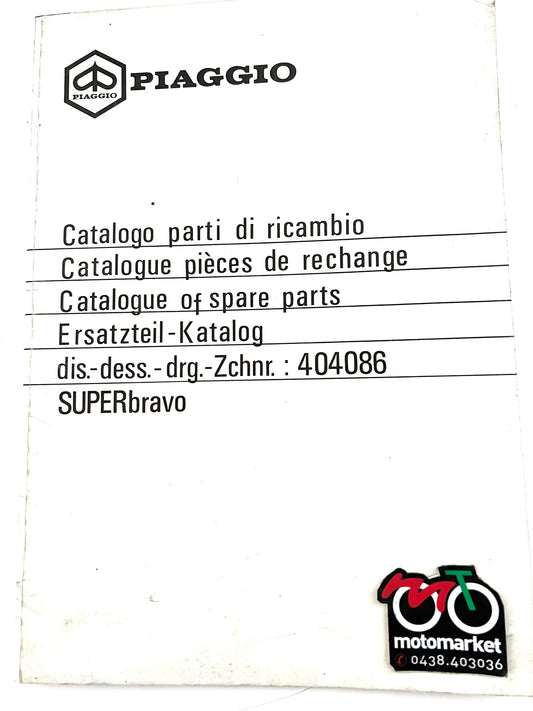 Catalogo parti di ricambio Piaggio Superbravo 50cc