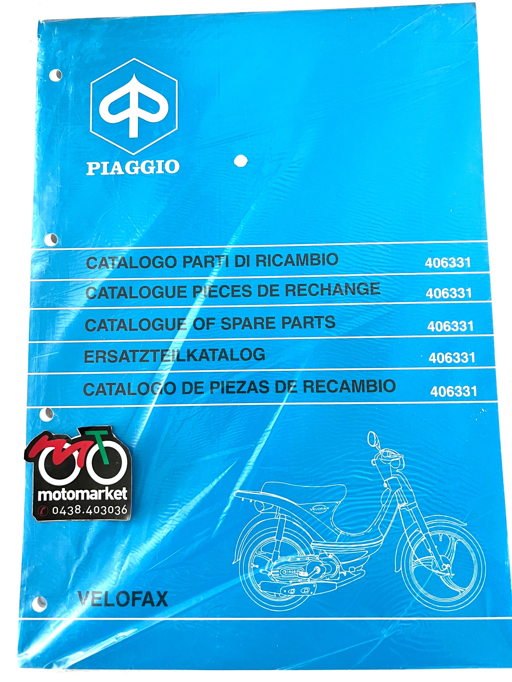 Catalogo parti di ricambio Piaggio Velofax 50cc