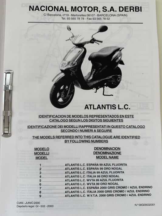 Catalogo parti ricambio Derbi Atlantis 50 LC