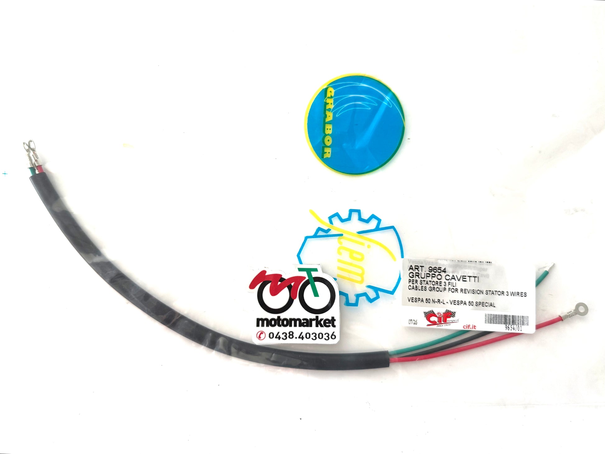 Cavi elettrici per statore volano Vespa 50 Special art.9654