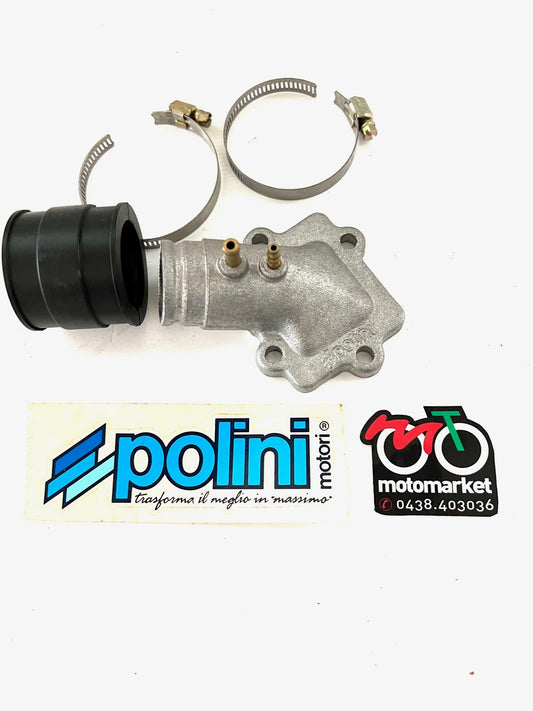 Collettore aspirazione Polini scooter Minarelli per carburatore PHBL22-24-25 art.2150401