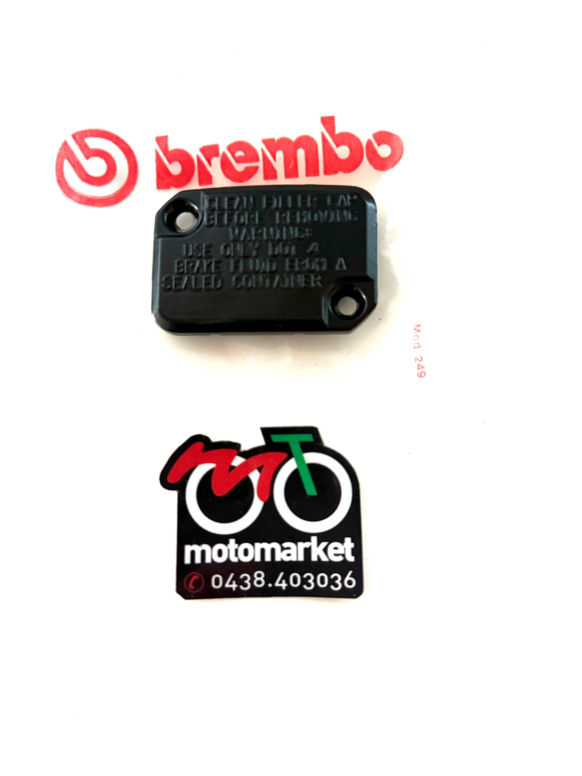 Coperchio pompa freno Brembo Yamaha Aerox 50-Majesty 125-150 art.4ABF8520000