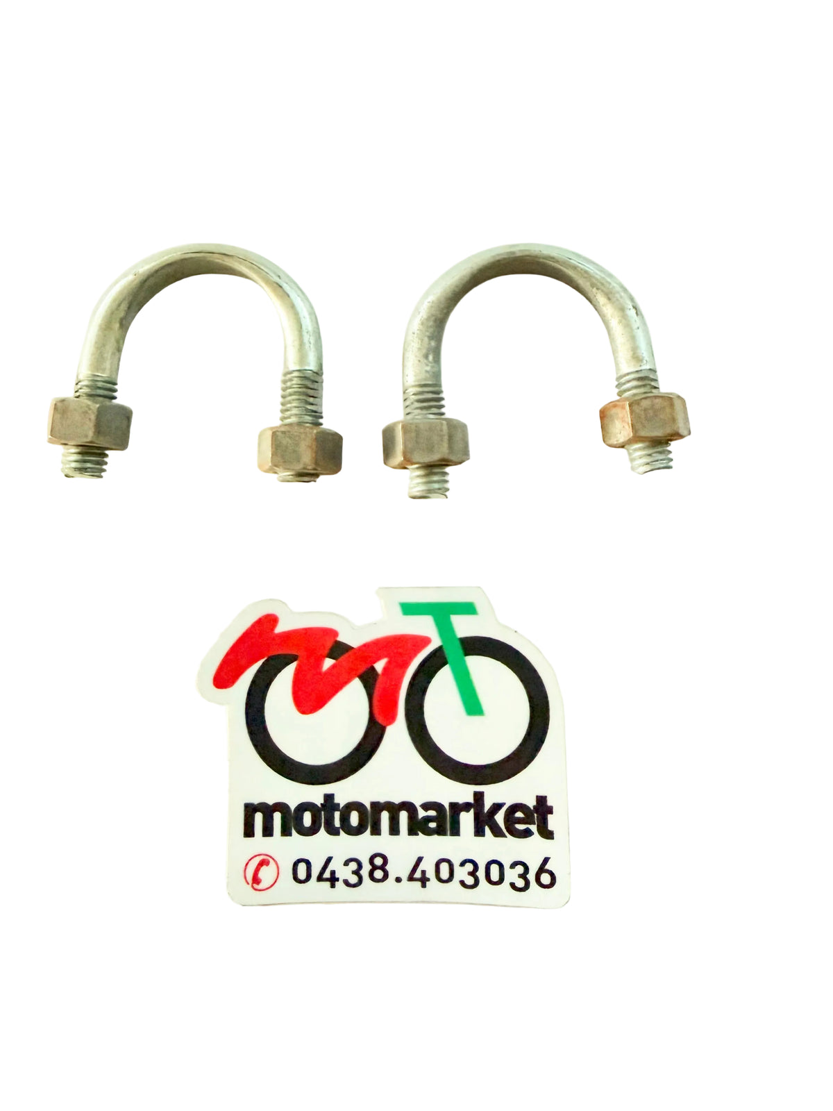 Cavallotti supporto manubrio ciclomotori epoca D.6mm