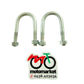Cavallotti supporto manubrio moto epoca D.6mm
