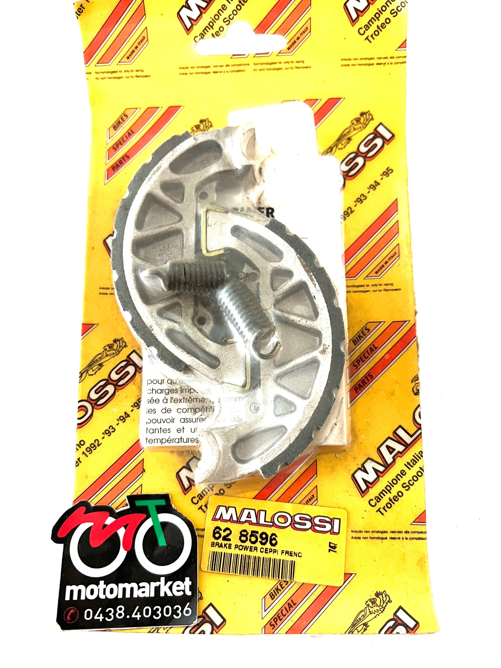Ceppi freno posteriori Malossi Piaggio NRG-NRG MC2-NTT 50cc D.100X20 art.628596