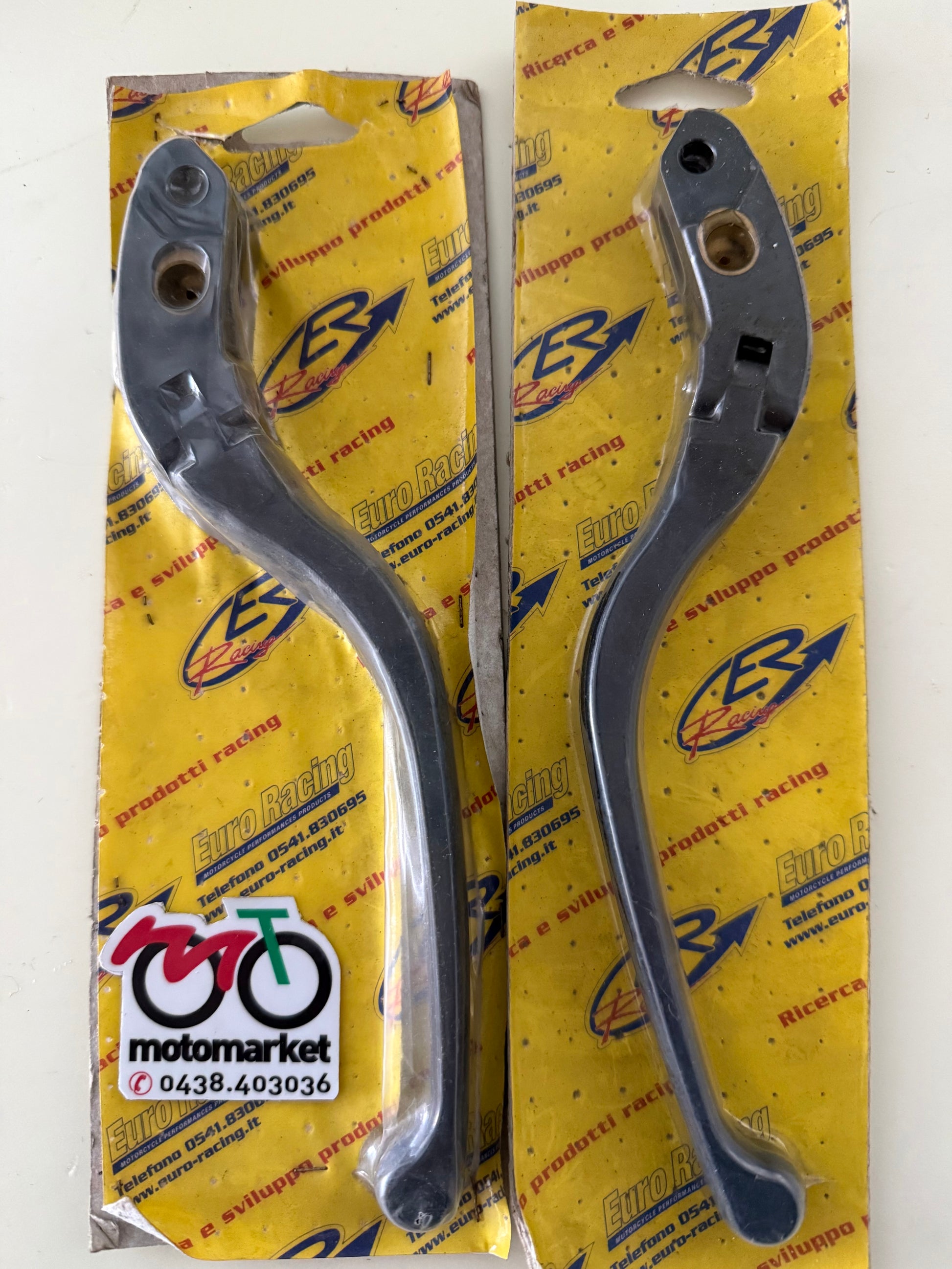 Leve freno e frizione pieghevoli per pompe Brembo radiali art.80185-80223