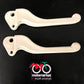 Leve in plastica bianche sagomate Vespa PX 125-150-200cc