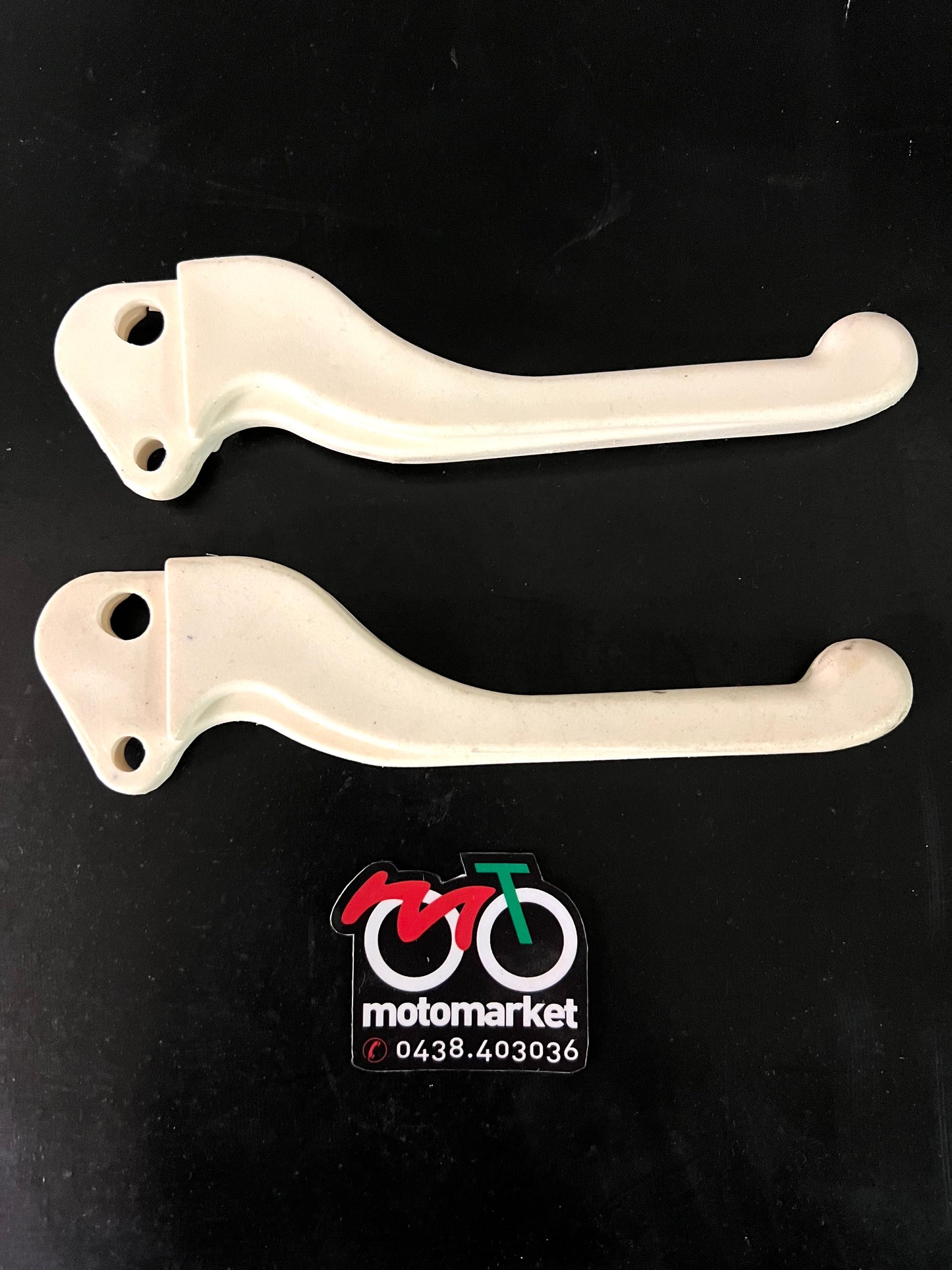 Leve in plastica bianche sagomate Vespa PX 125-150-200cc