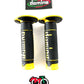 Manopole Domino enduro-cross nero-giallo art.AC2641