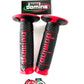 Manopole Domino enduro-cross nero-rosso art.AC2641