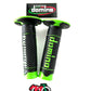 Manopole Domino enduro-cross nero-verde art.AC2641