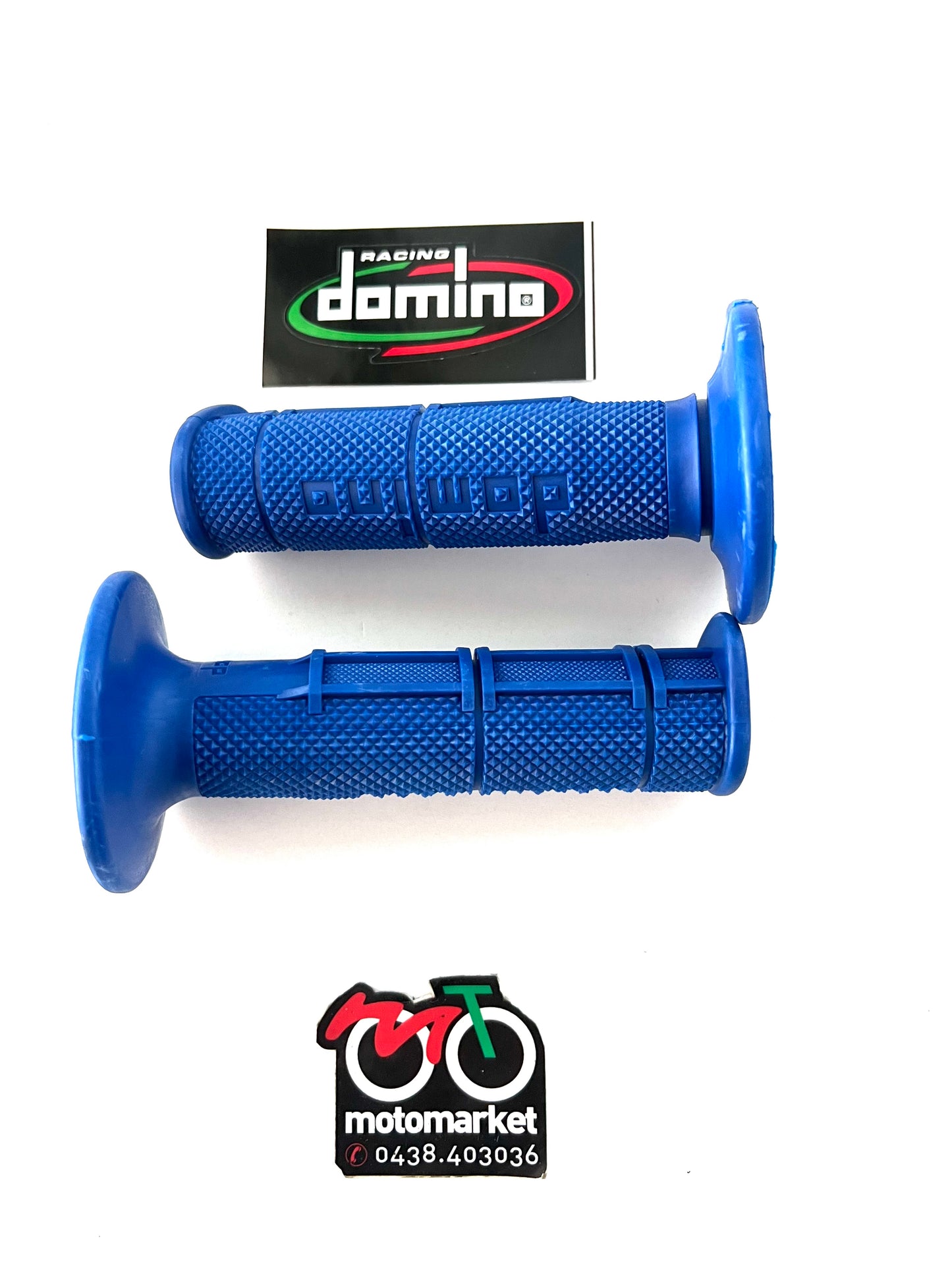 Manopole Domino enduro-cross blu art.11508248