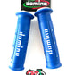 Manopole forate Domino blu-bianco L.125mm art.A25041