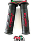 Manopole forate Domino nero-rosso L.125mm art.A25041