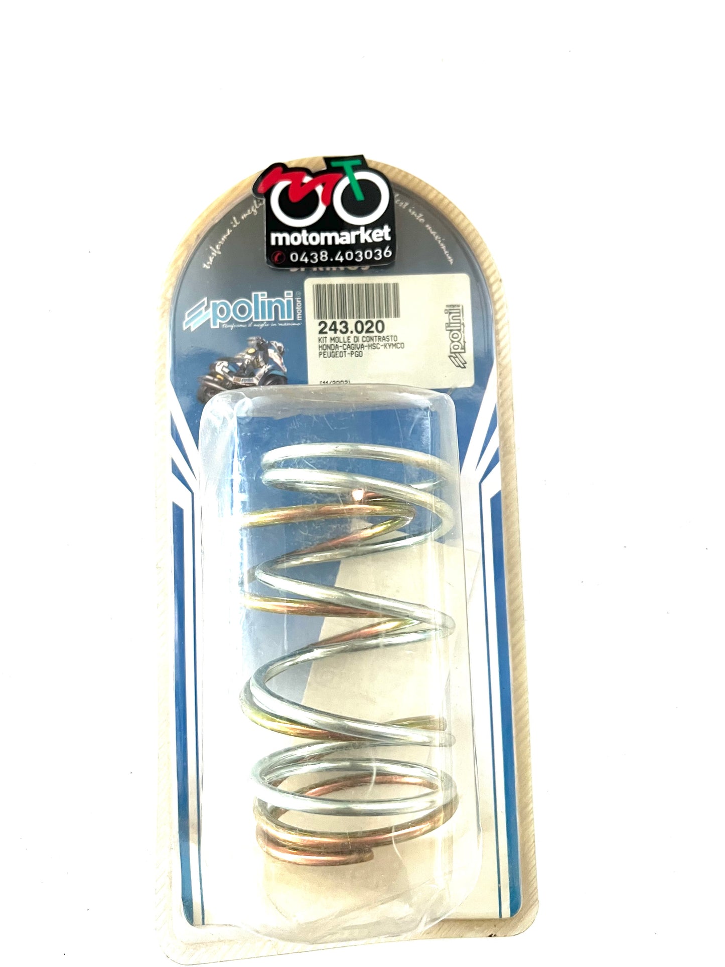 Molle contrasto variatore Honda Bali-Dio ZX-Shadow 50-Kymco Agility 50 2T-Peugeot 50 2T