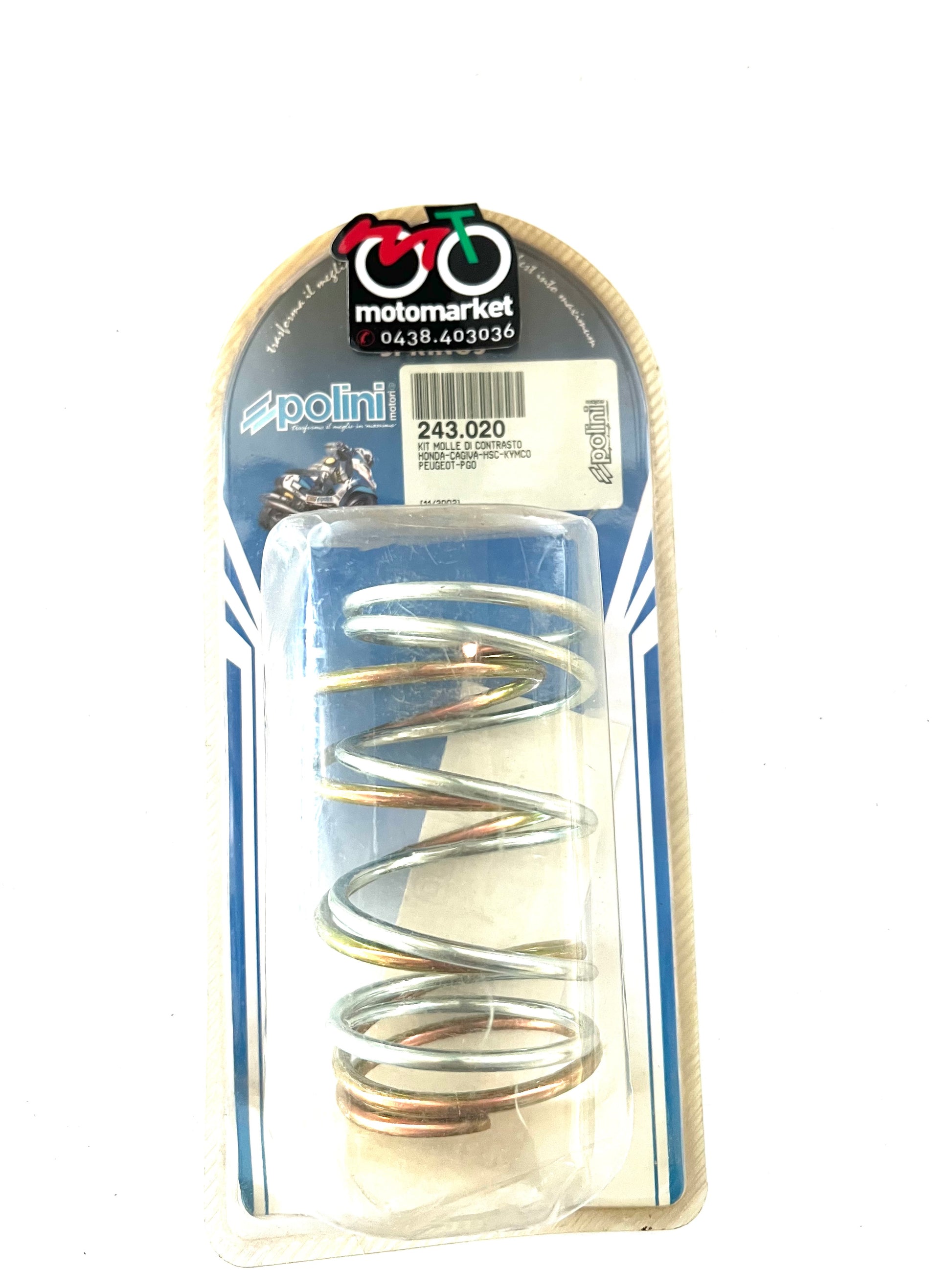 Molle contrasto variatore Honda Bali-Dio ZX-Shadow 50-Kymco Agility 50 2T-Peugeot 50 2T