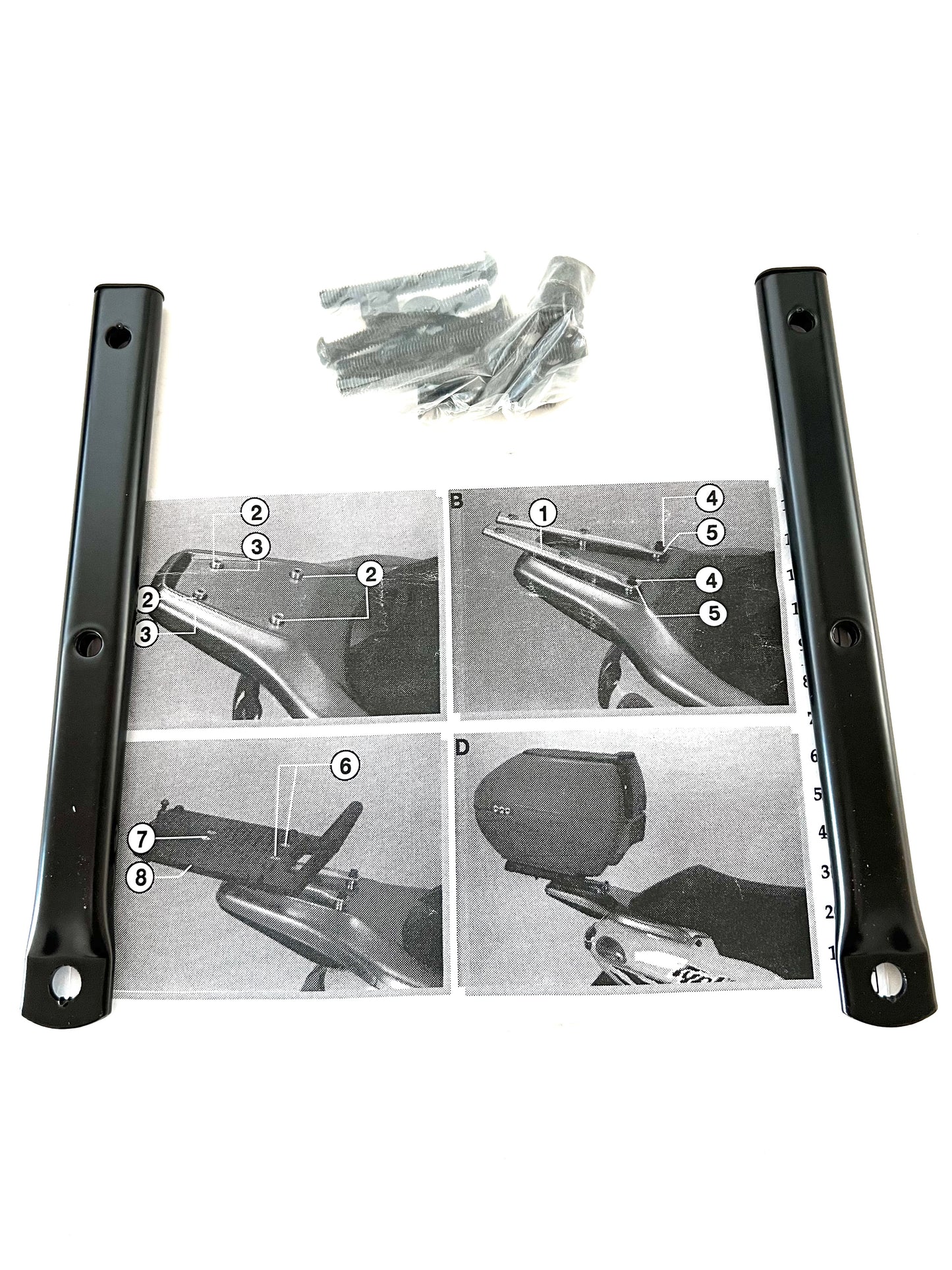 Supporti per piastra portabauletto Gilera Typhoon-Storm 50cc art.I 633