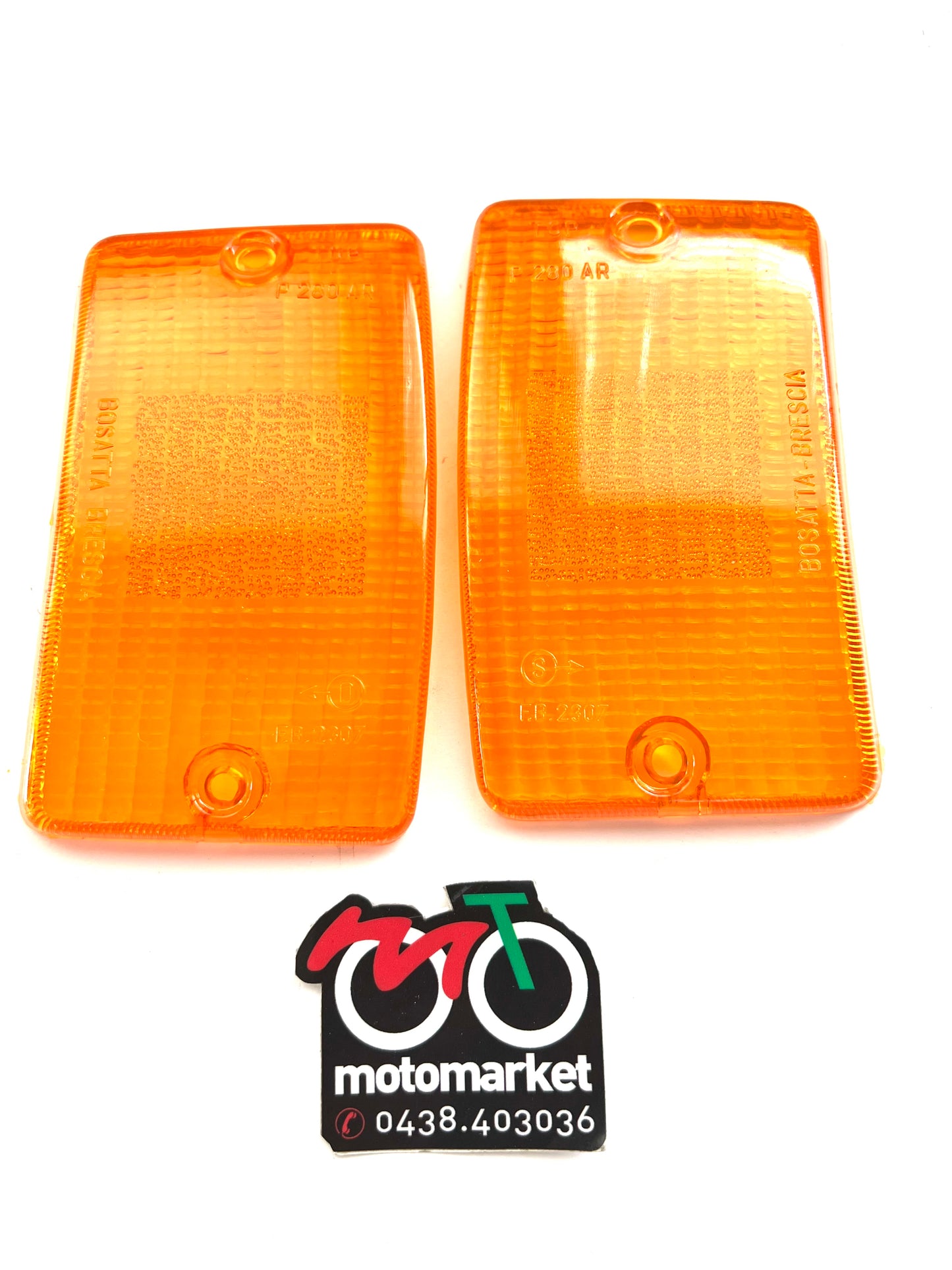 Vetri freccia anteriori DX-SX Vespa PK50XL-FL2-HP art.1742