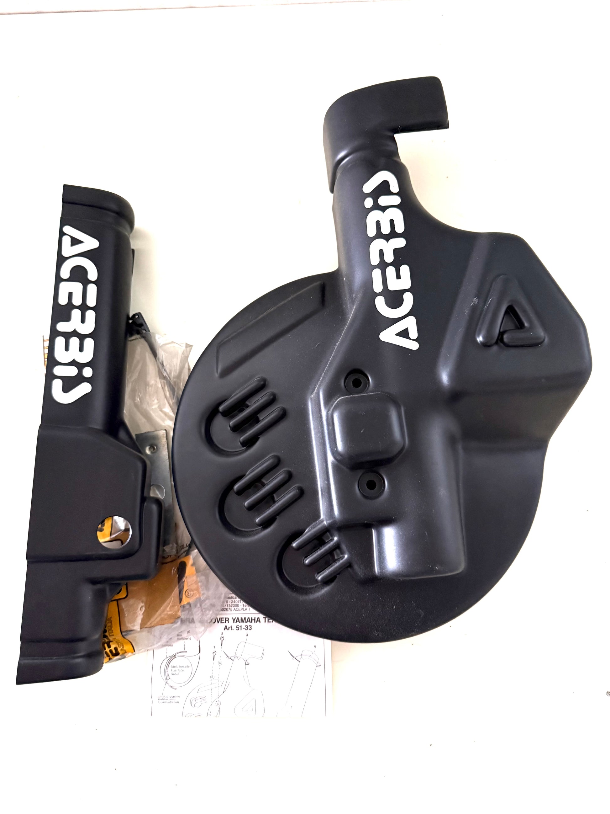 Copridisco freno Acerbis nero Yamaha XT600 Tenere’ 1985/86 art.5133
