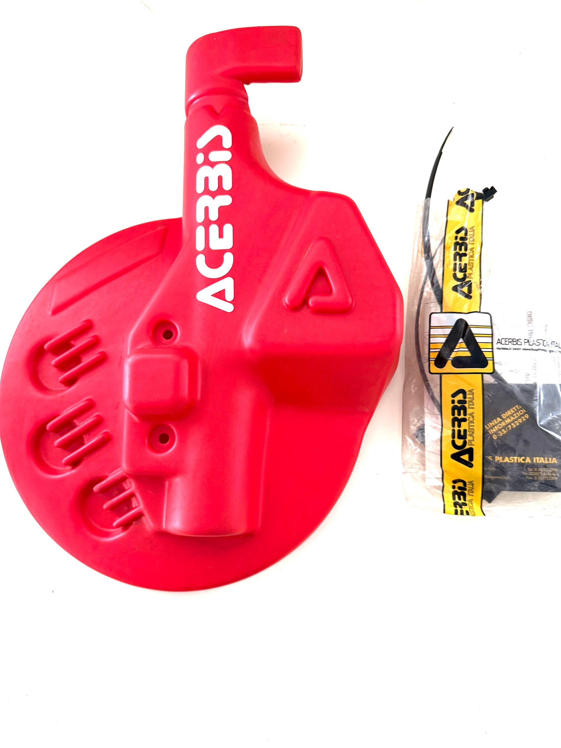 Copridisco freno Acerbis rosso Yamaha XT600 Tenere‘ 1985/86