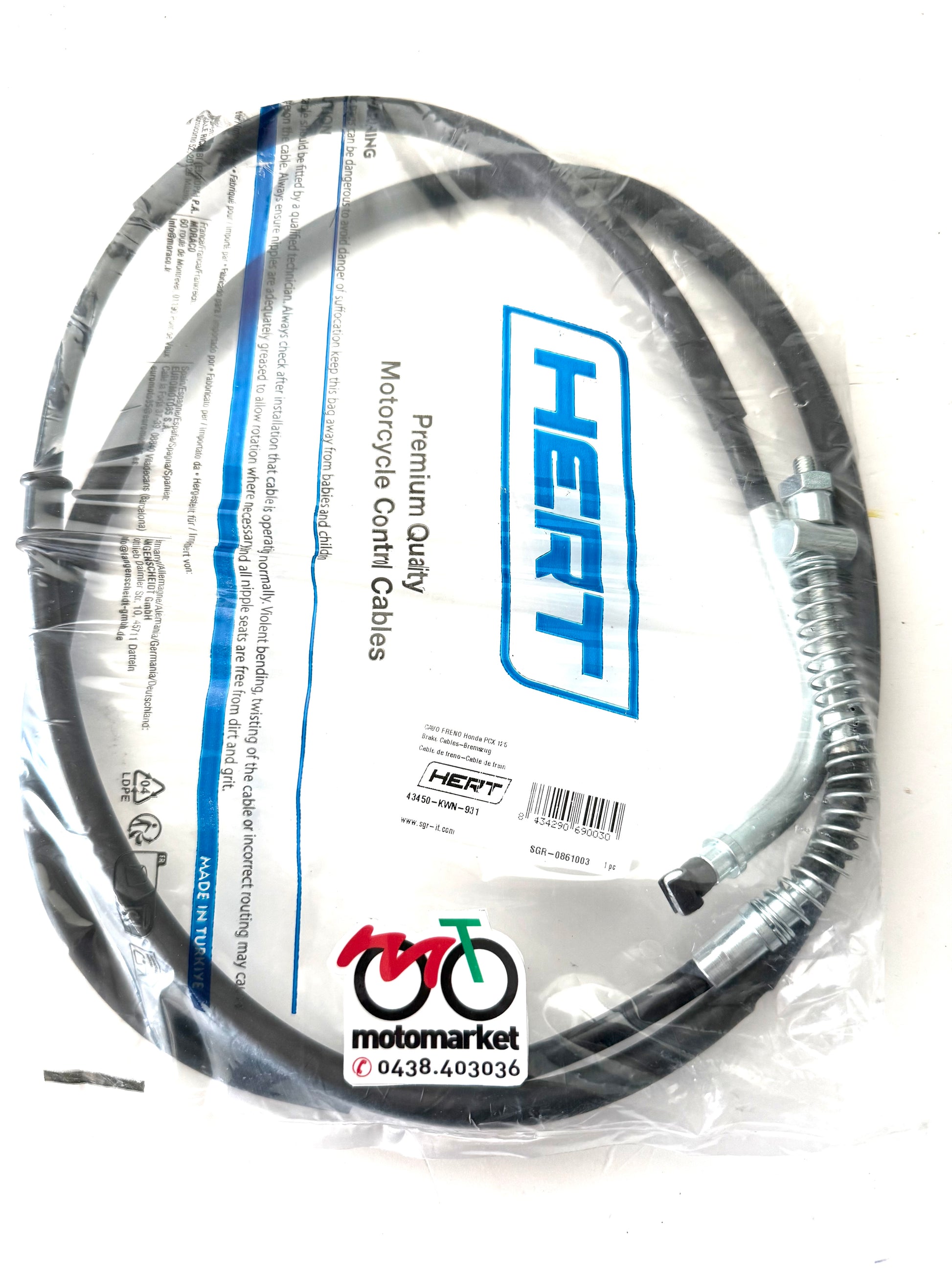 Corda freno posteriore Honda PCX125 2010/14 art.0861003