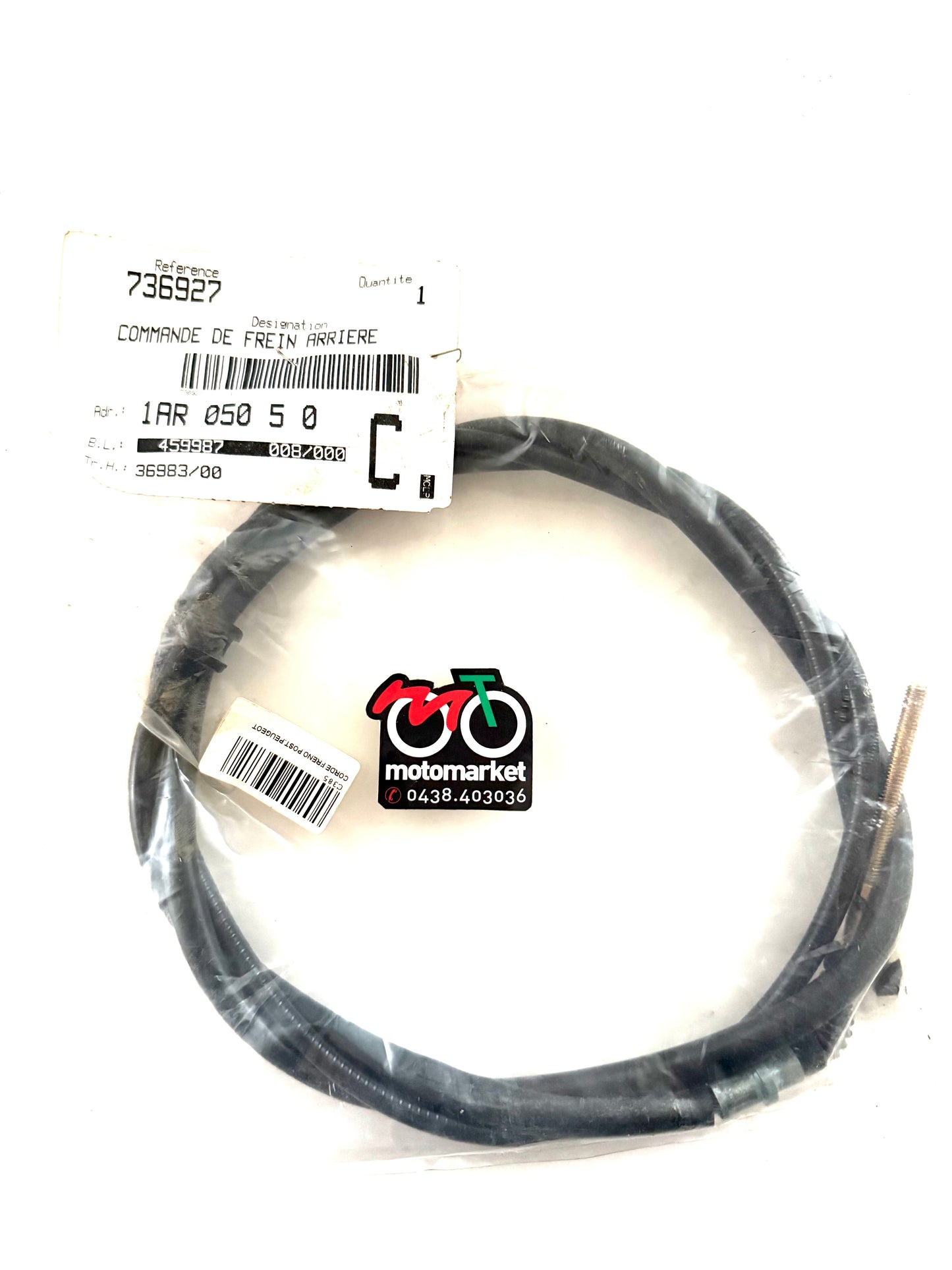 Corda freno posteriore Peugeot Speedfight-Trekker-Vivacity 50cc art.736927