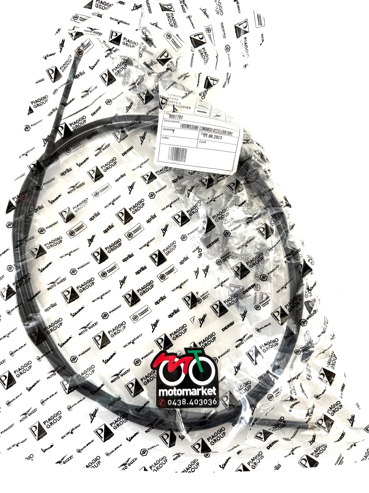 Corda gas  Ape 50 Mix da comando a sdoppiatore art.B007701
