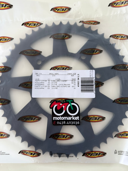 Corona Fantic Caballero 125 motard-Husqvarna 50-125 WXE passo 428 in ergal art.4502-54