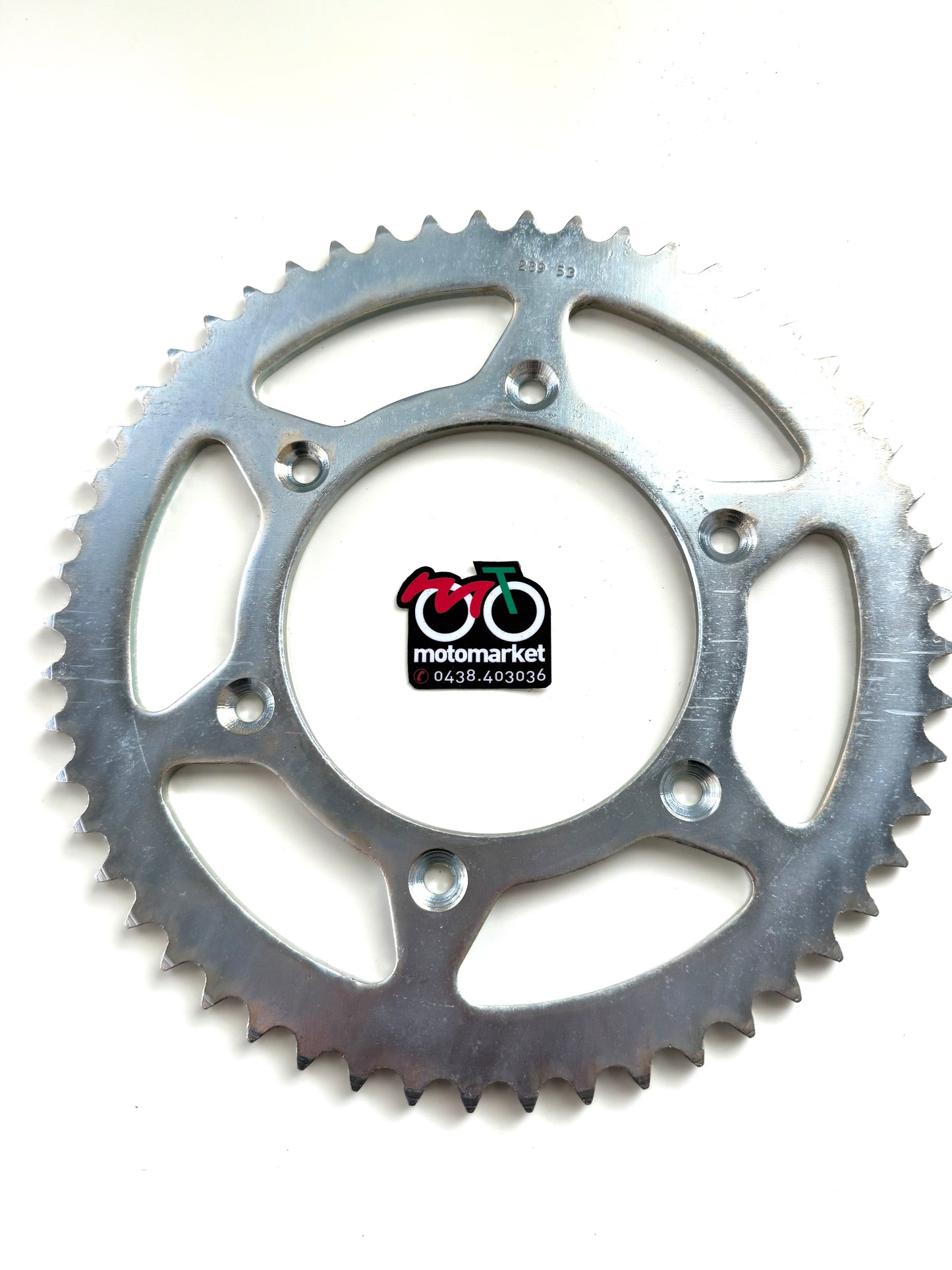 Corona Honda CR foro D.125 in ferro art.289-53