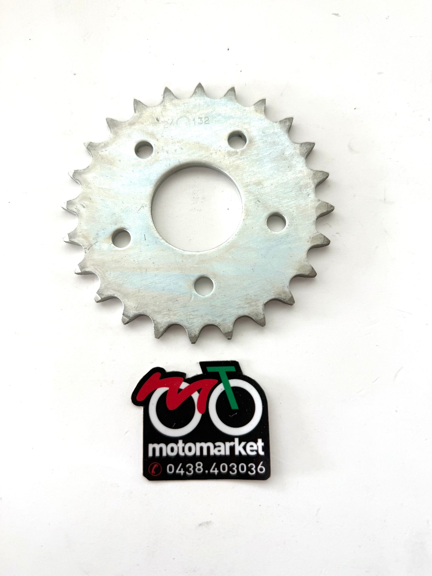 Corona ciclomotore diametro int.35 interasse fori 60mm 5 fori art.132-24