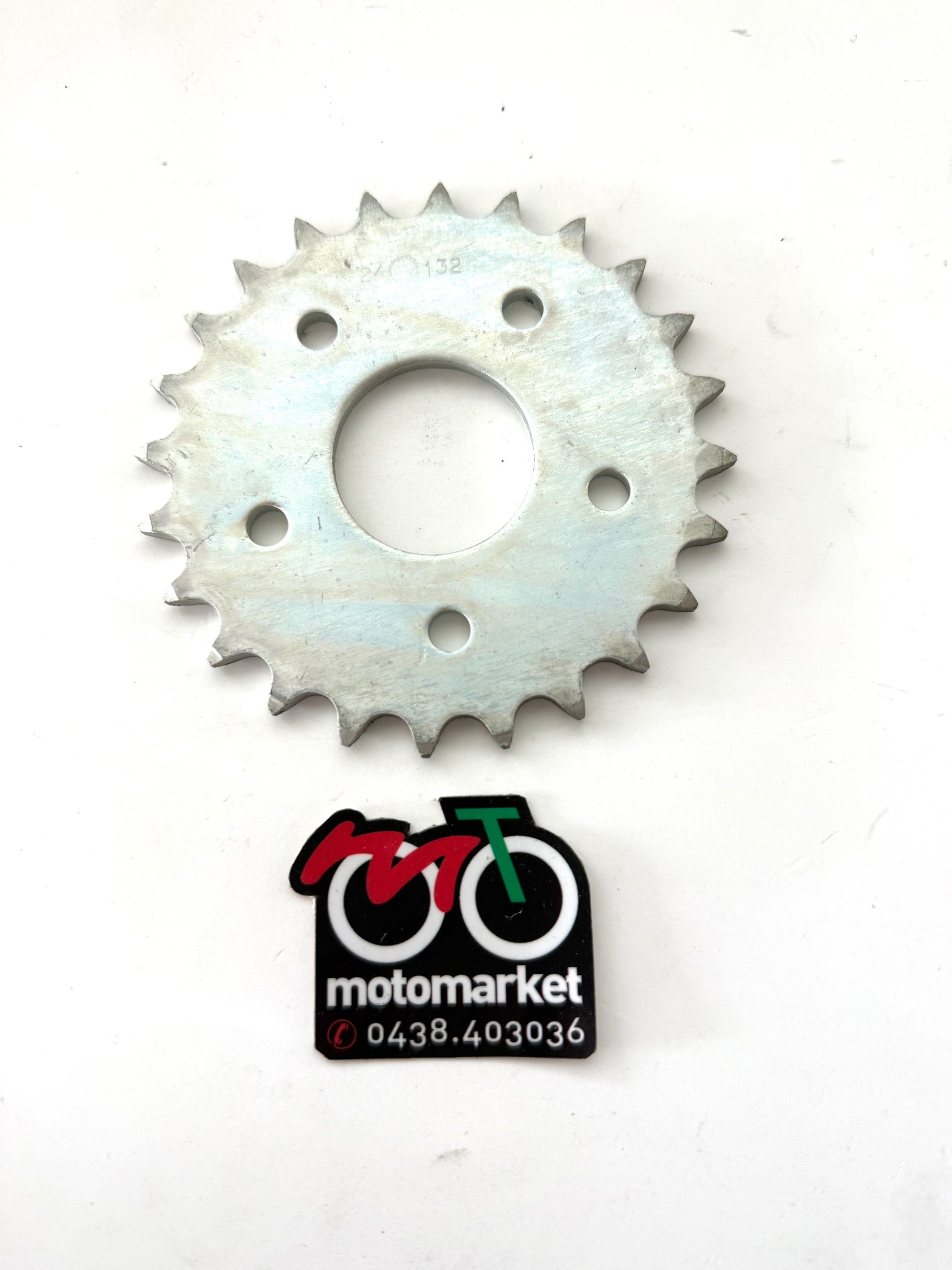 Corona ciclomotore diametro int.35 interasse fori 60mm 5 fori art.132-24